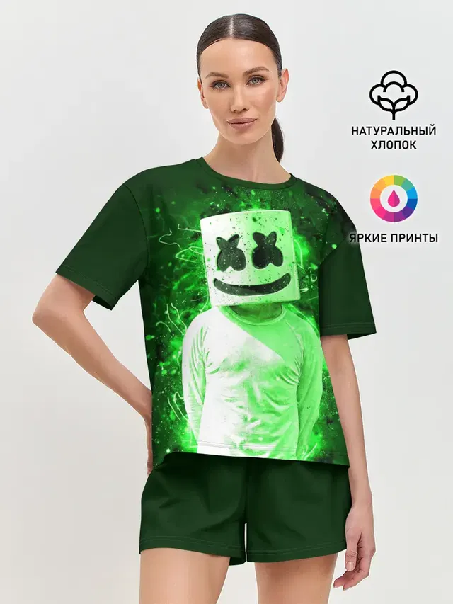 Женская пижама с шортами