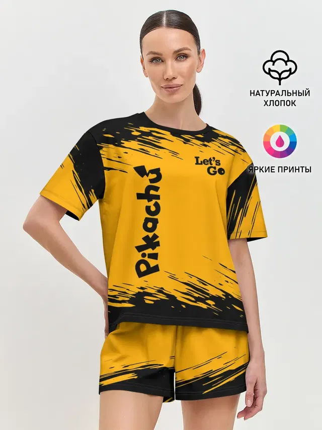 Женская пижама с шортами