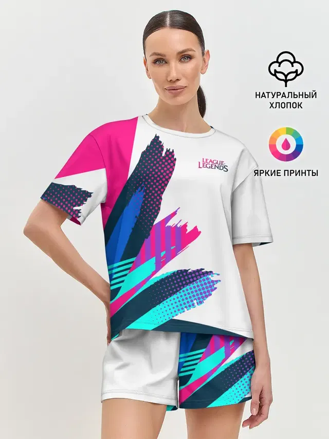 Женская пижама с шортами