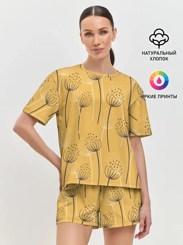 Женская пижама с шортами