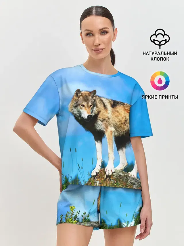 Женская пижама с шортами