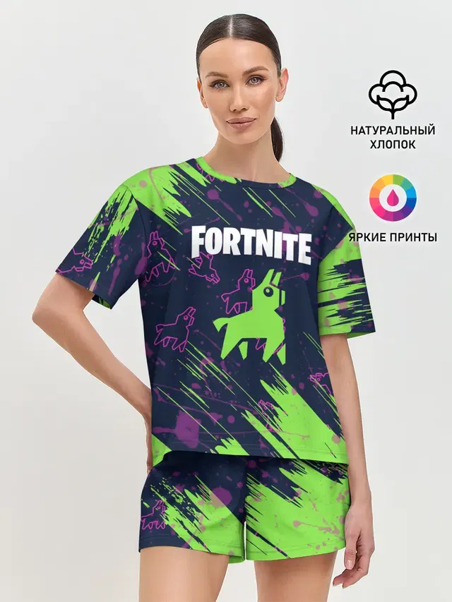 Женская пижама с шортами