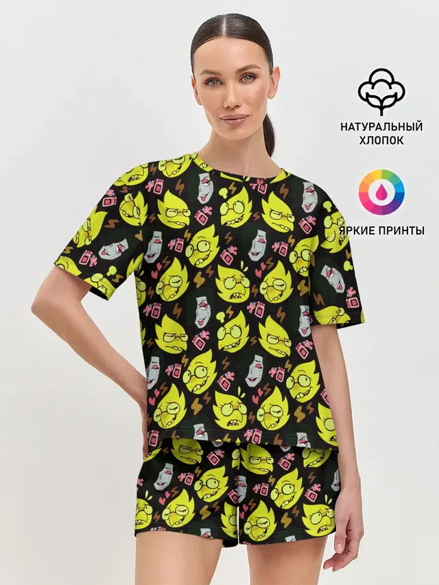 Женская пижама с шортами