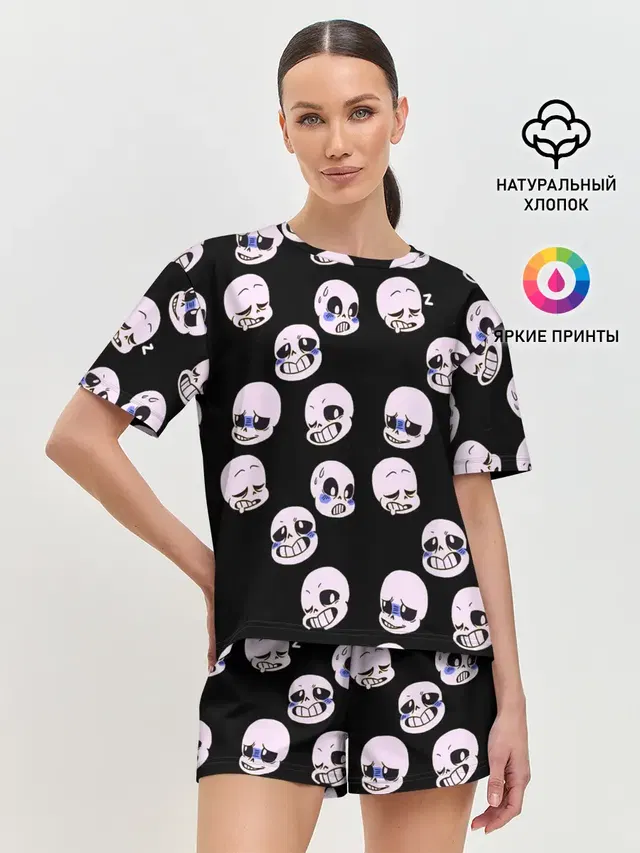 Женская пижама с шортами