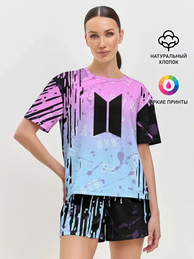 Женская пижама с шортами
