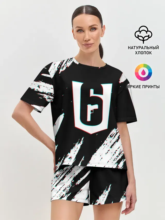 Женская пижама с шортами