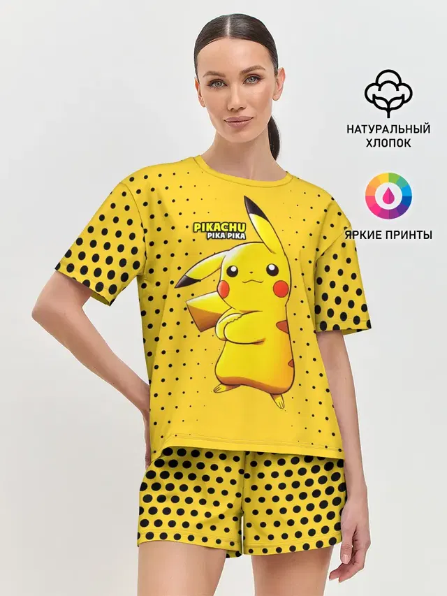 Женская пижама с шортами