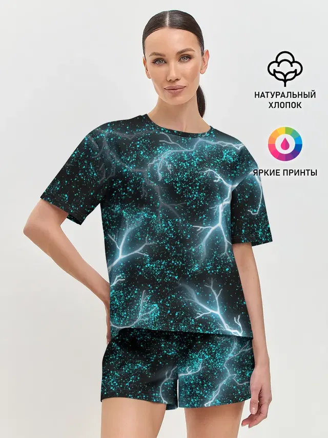 Женская пижама с шортами