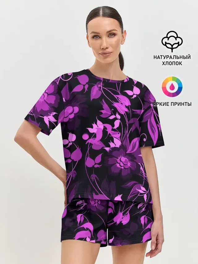 Женская пижама с шортами