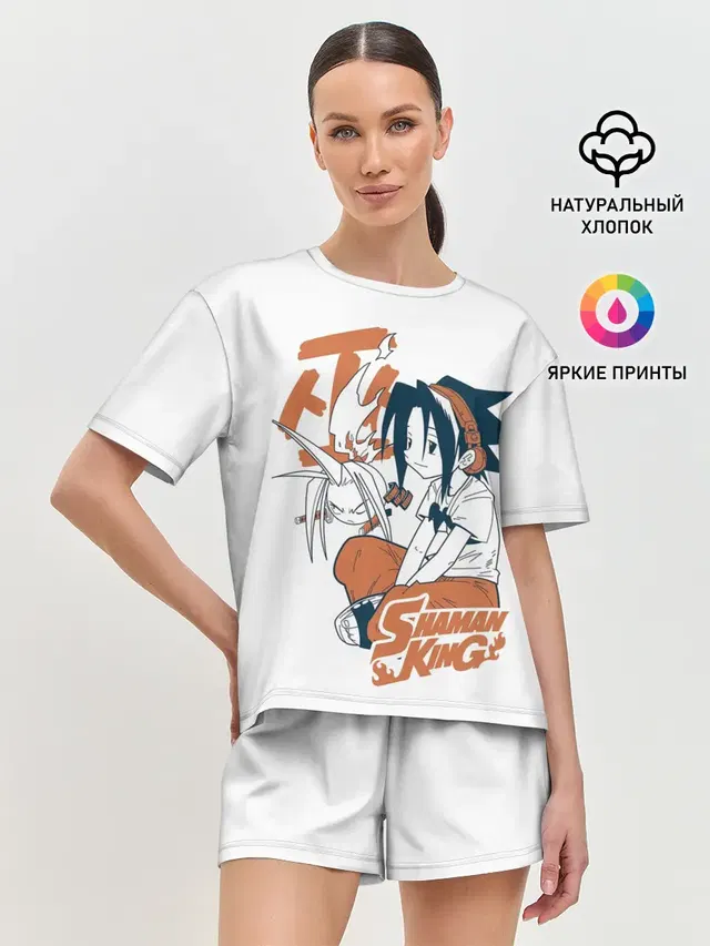 Женская пижама с шортами