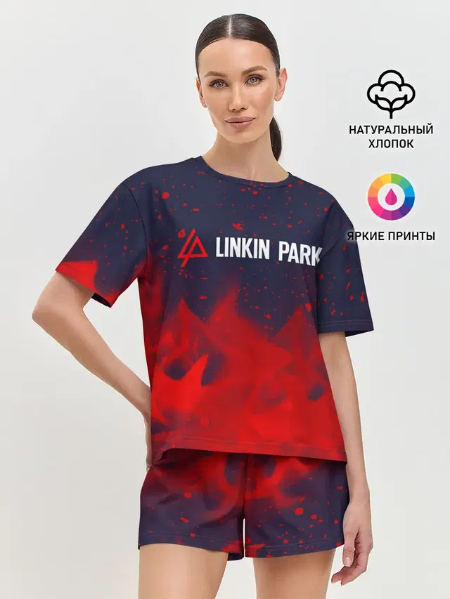Женская пижама с шортами