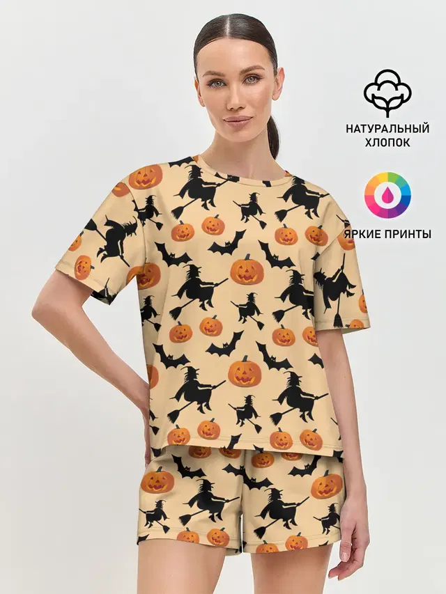 Женская пижама с шортами