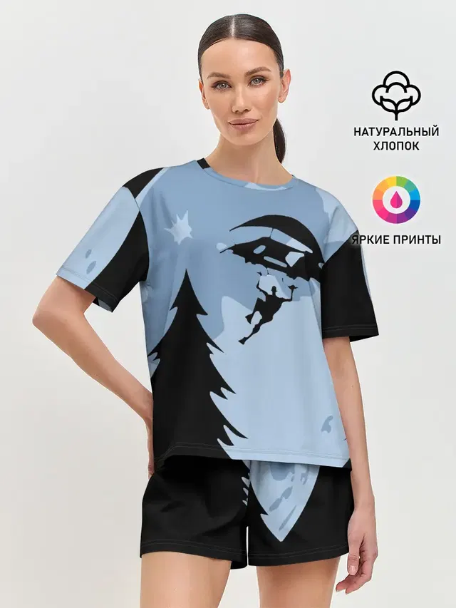 Женская пижама с шортами