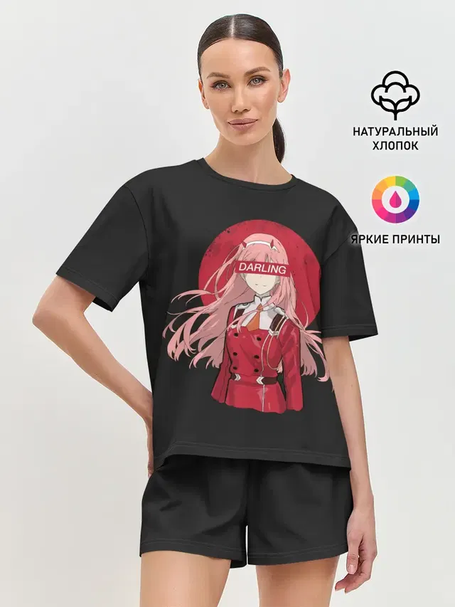 Женская пижама с шортами