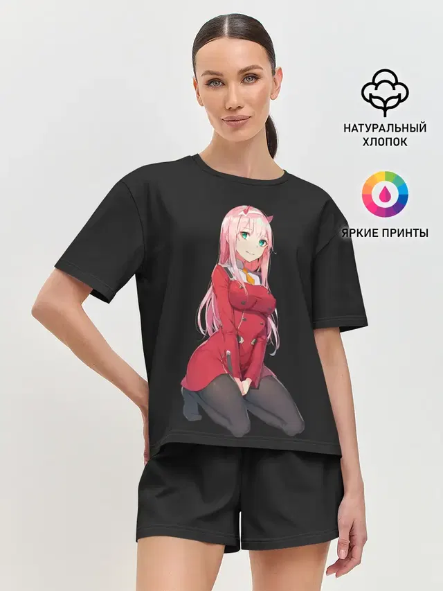 Женская пижама с шортами