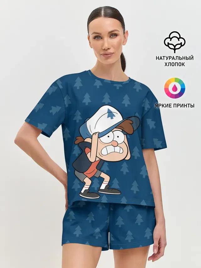 Женская пижама с шортами