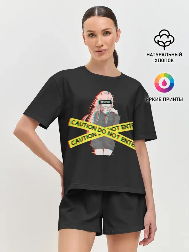 Женская пижама с шортами