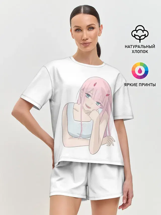 Женская пижама с шортами