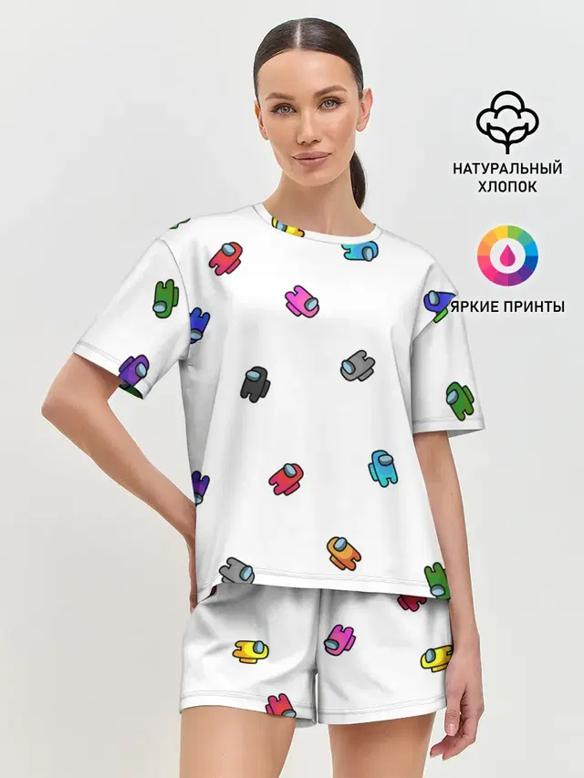 Женская пижама с шортами