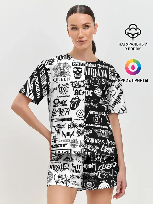 Женская пижама с шортами
