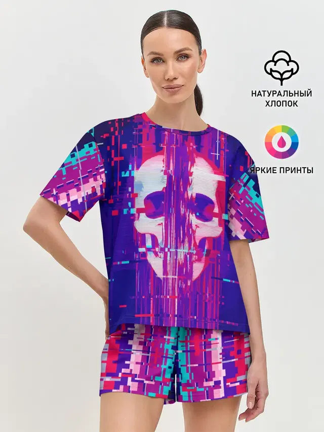 Женская пижама с шортами
