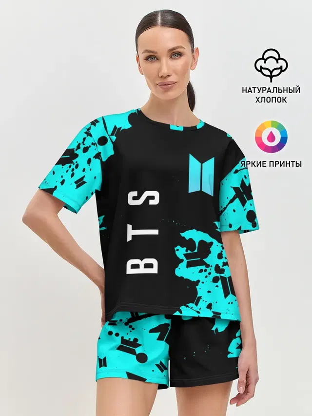Женская пижама с шортами