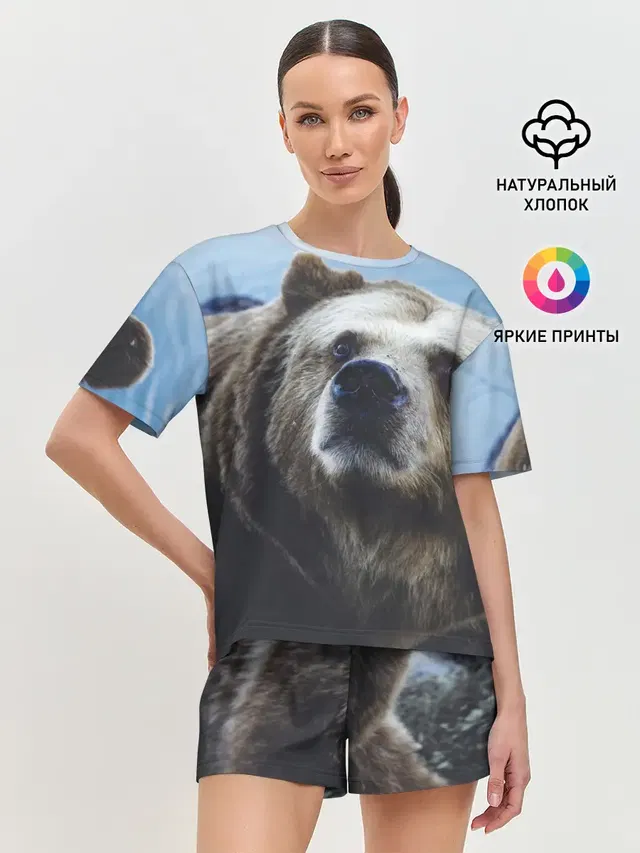 Женская пижама с шортами