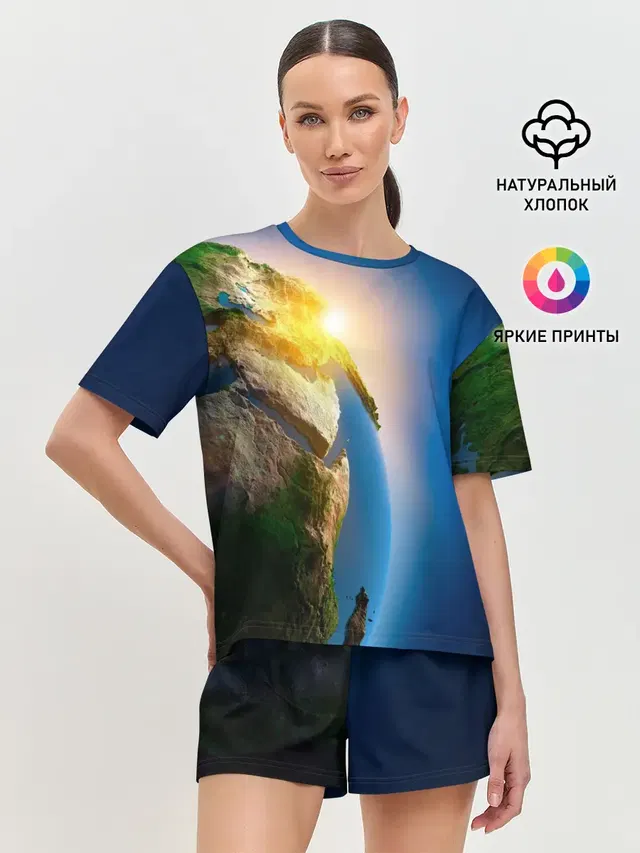 Женская пижама с шортами