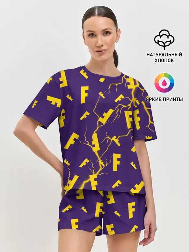 Женская пижама с шортами