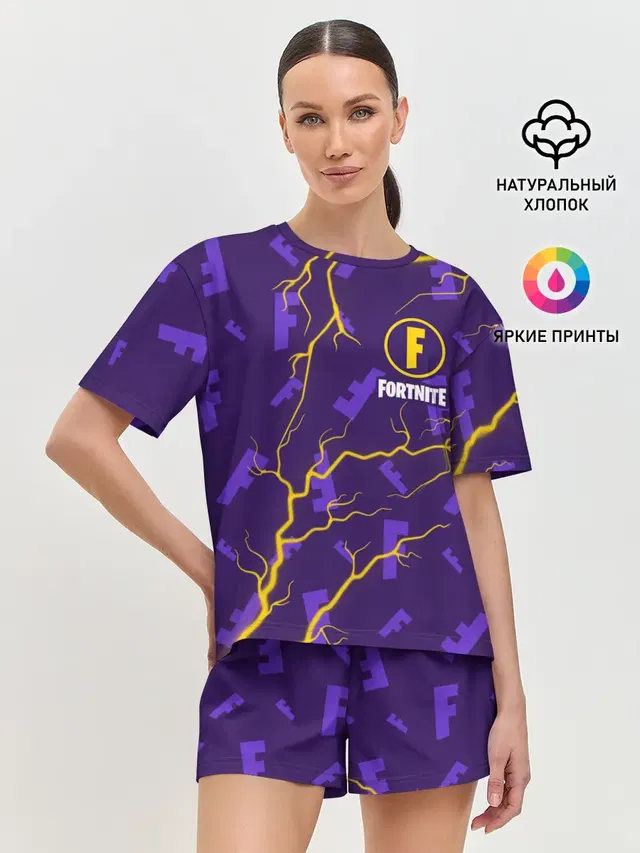 Женская пижама с шортами