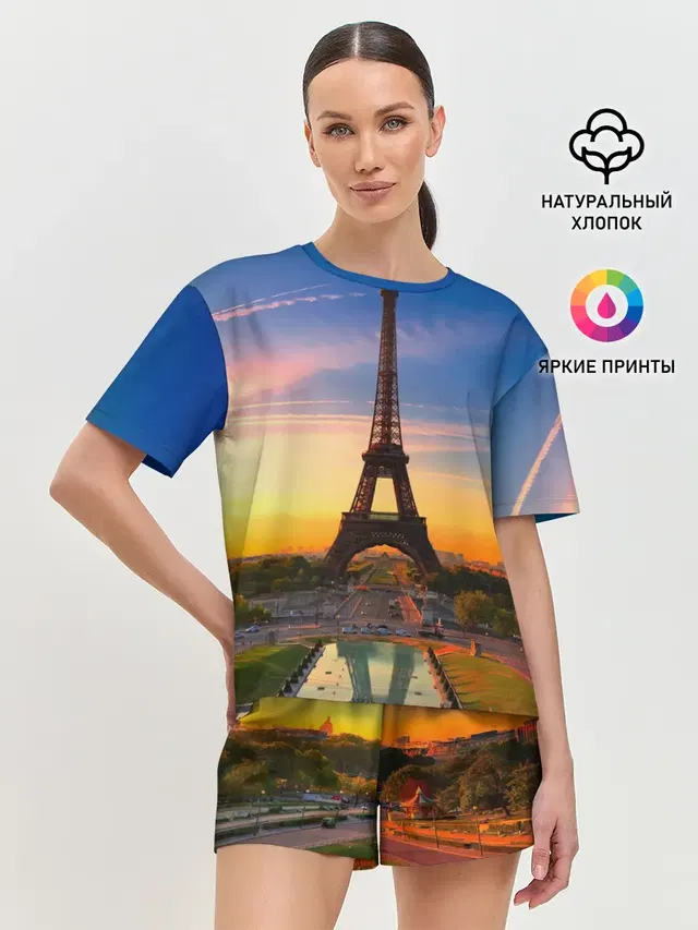 Женская пижама с шортами