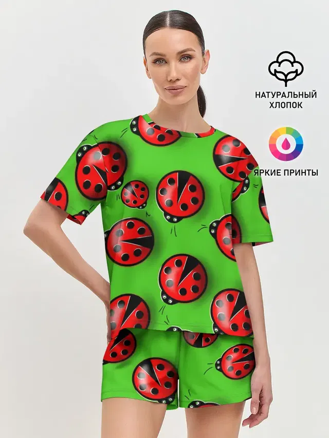 Женская пижама с шортами