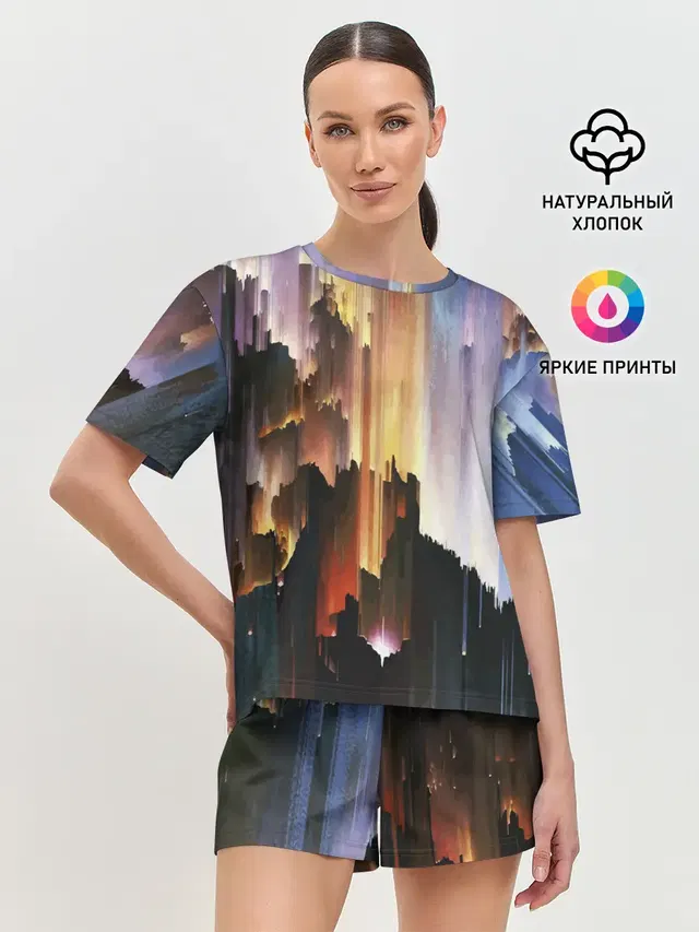 Женская пижама с шортами