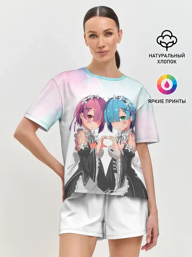 Женская пижама с шортами