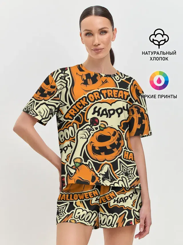 Женская пижама с шортами