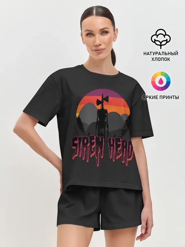 Женская пижама с шортами