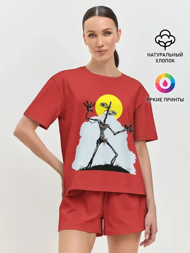 Женская пижама с шортами