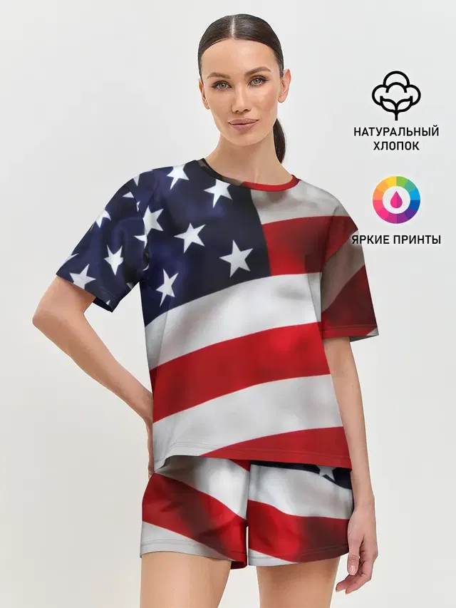 Женская пижама с шортами