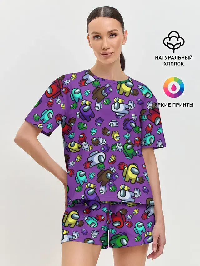 Женская пижама с шортами