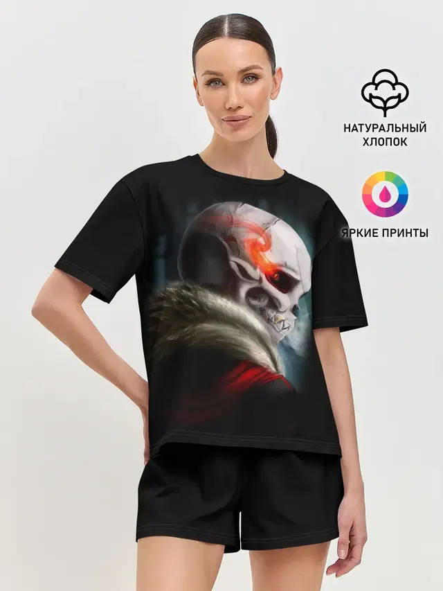 Женская пижама с шортами