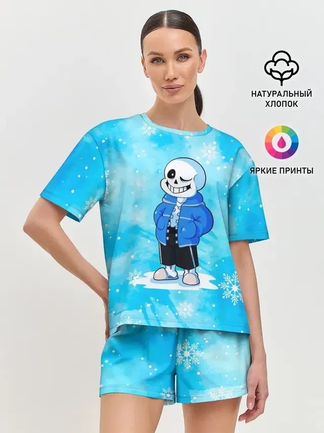 Женская пижама с шортами