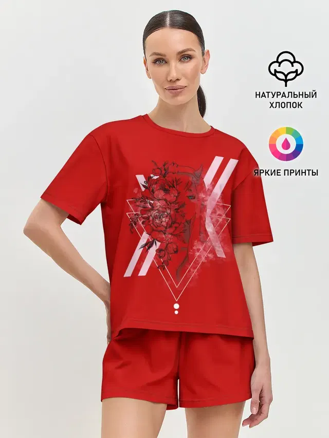 Женская пижама с шортами