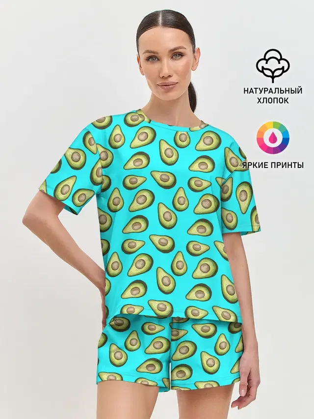Женская пижама с шортами