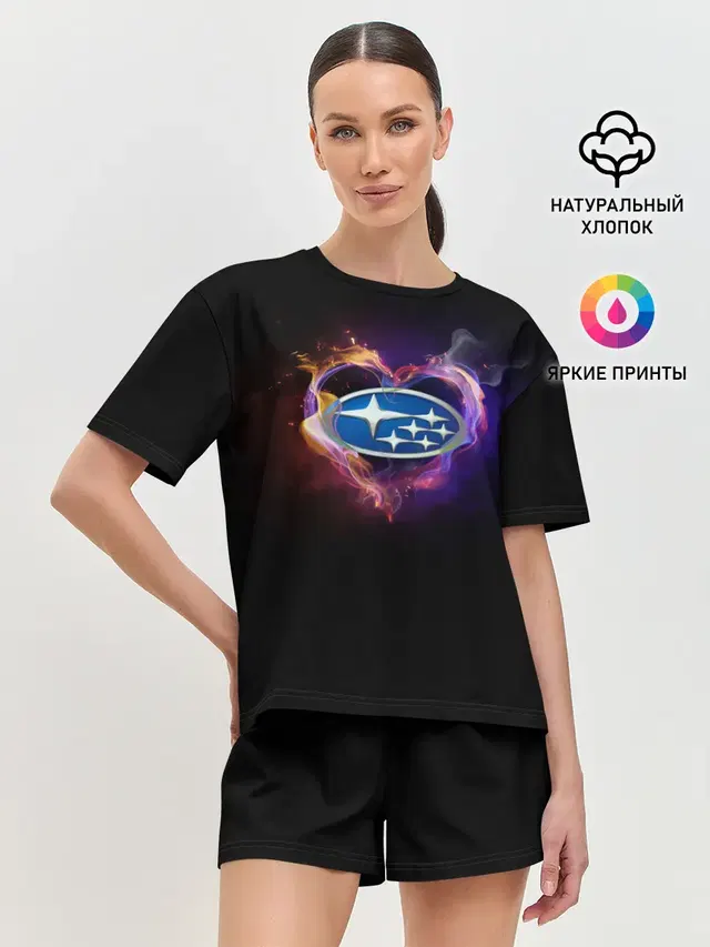 Женская пижама с шортами