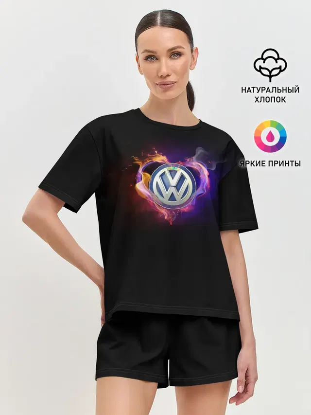 Женская пижама с шортами