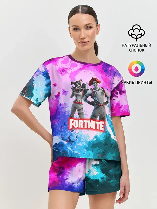 Женская пижама с шортами