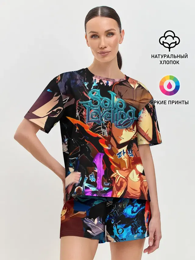 Женская пижама с шортами
