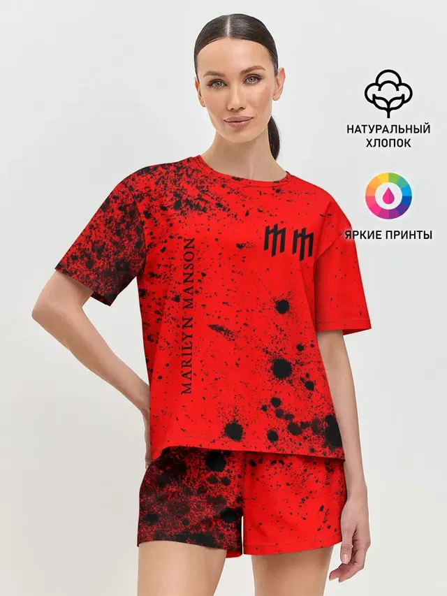 Женская пижама с шортами