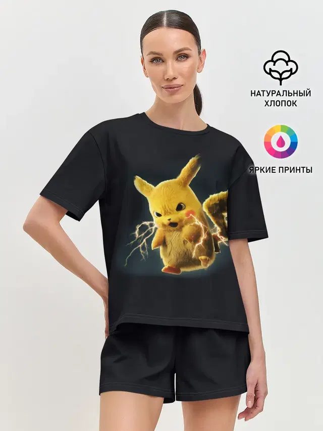 Женская пижама с шортами