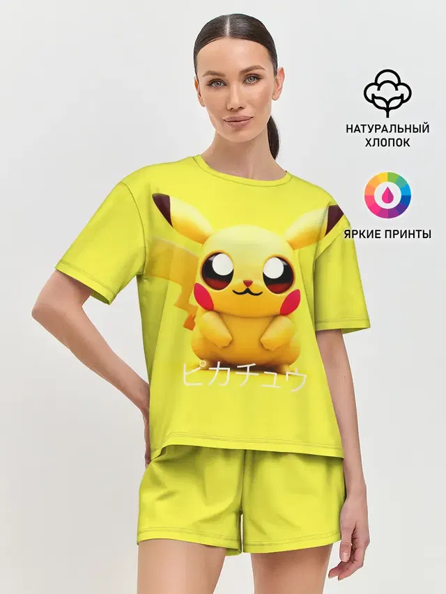 Женская пижама с шортами